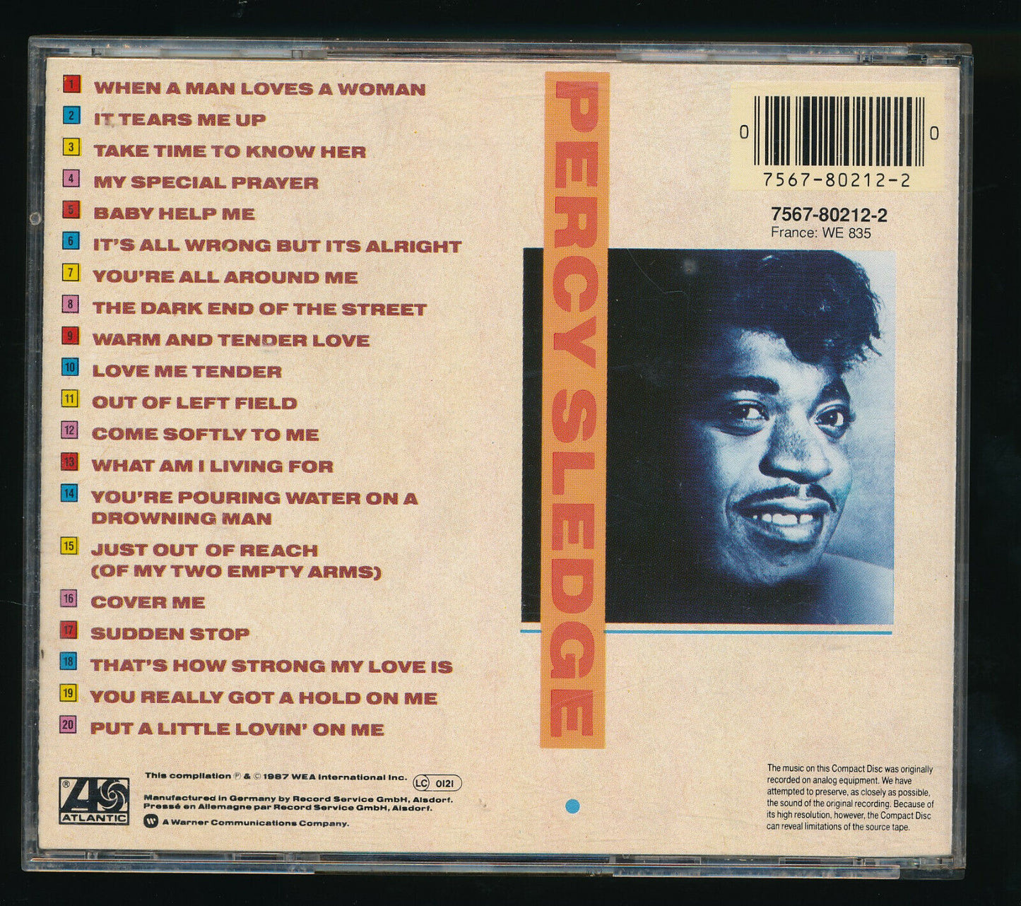 EBOND Percy Sledge The Ultimate Collection When A Man Loves A Woman CD CD029514
