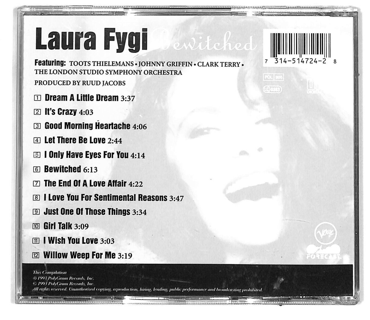 EBOND Laura Fygi - Bewitched CD CD032540