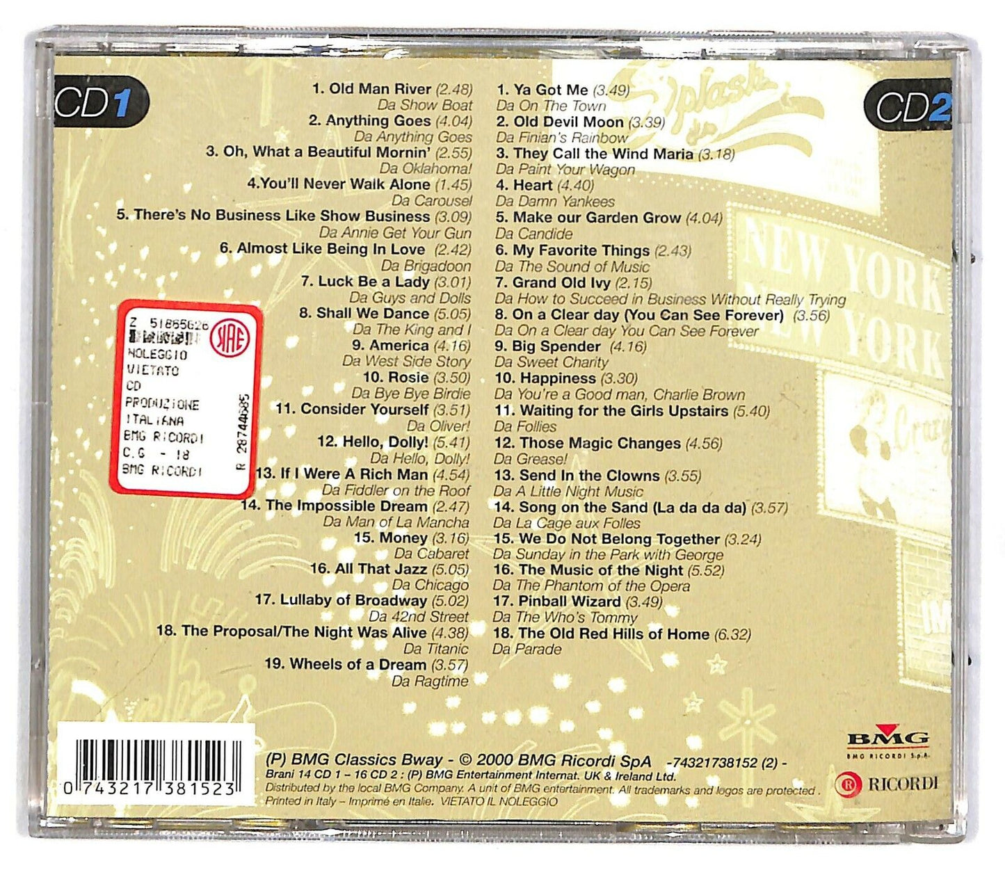 EBOND Varius - L'unico Album Veramente Indispensabile Di Musical (2) CD CD032442