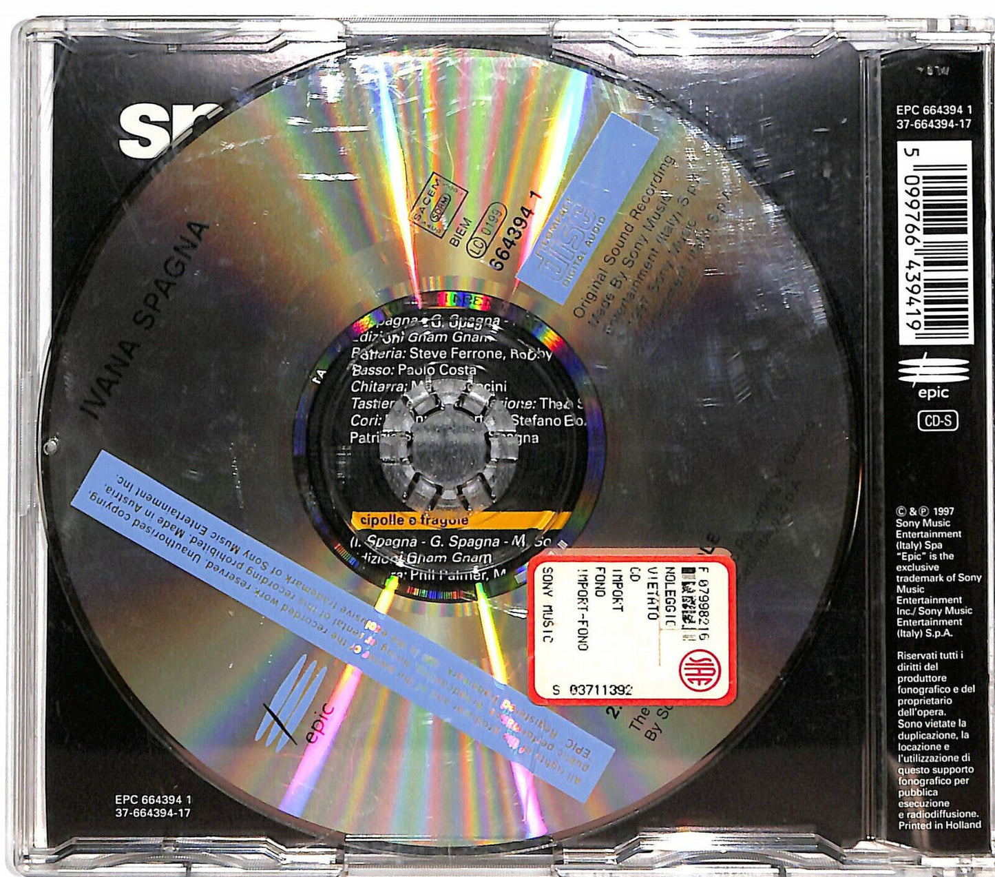 EBOND Spagna - Indivisibili CD CD034339