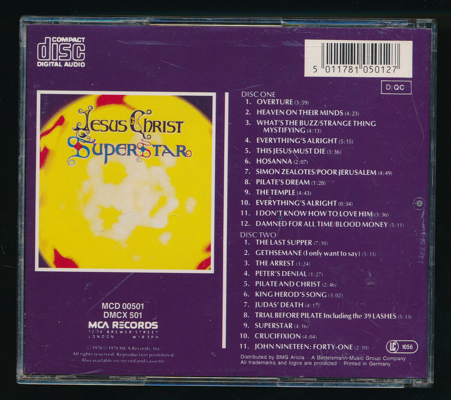 EBOND Various - Jesus Christ Superstar - A Rock Opera CD CD030421