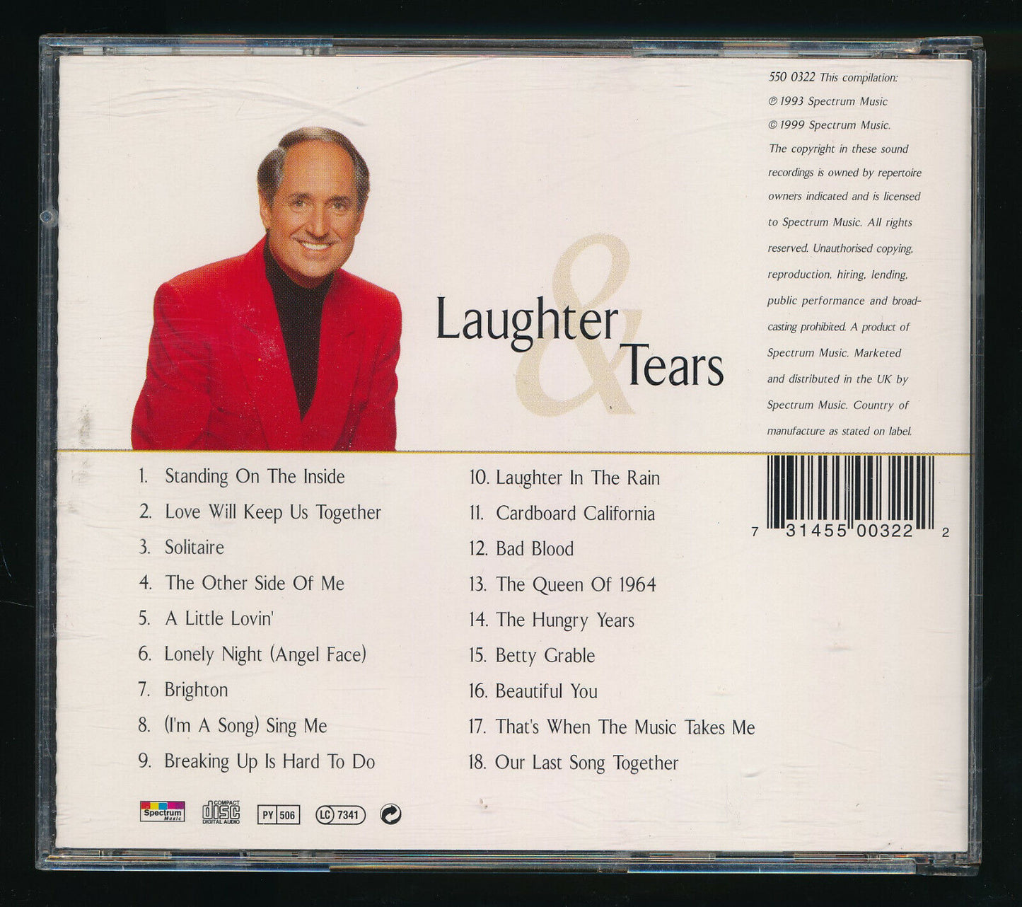 EBOND Neil Sedaka - Laughter & Tears CD CD030215