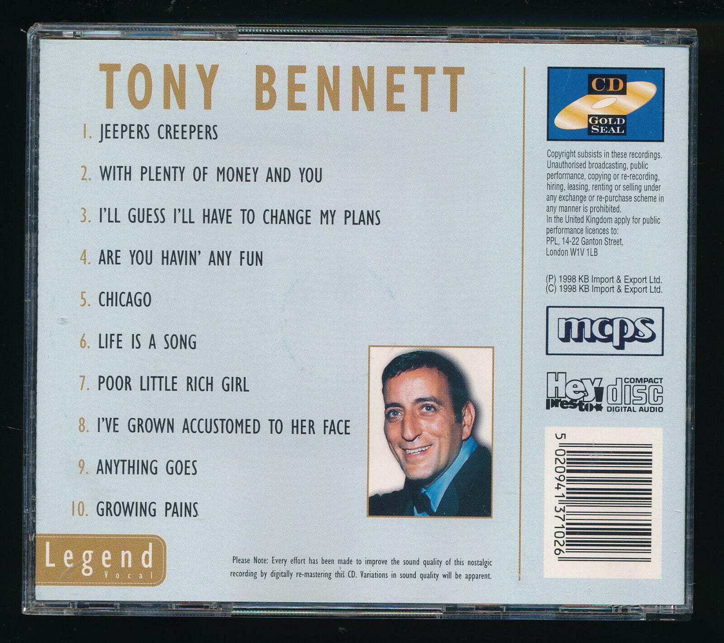EBOND Tony Bennett CD CD029406