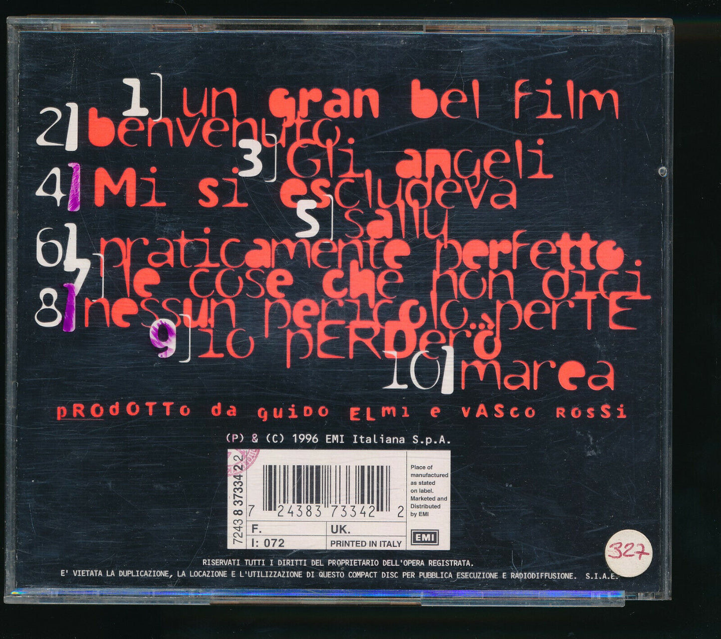 EBOND Vasco Rossi - Nessun Pericolo... Per Te CD CD029644