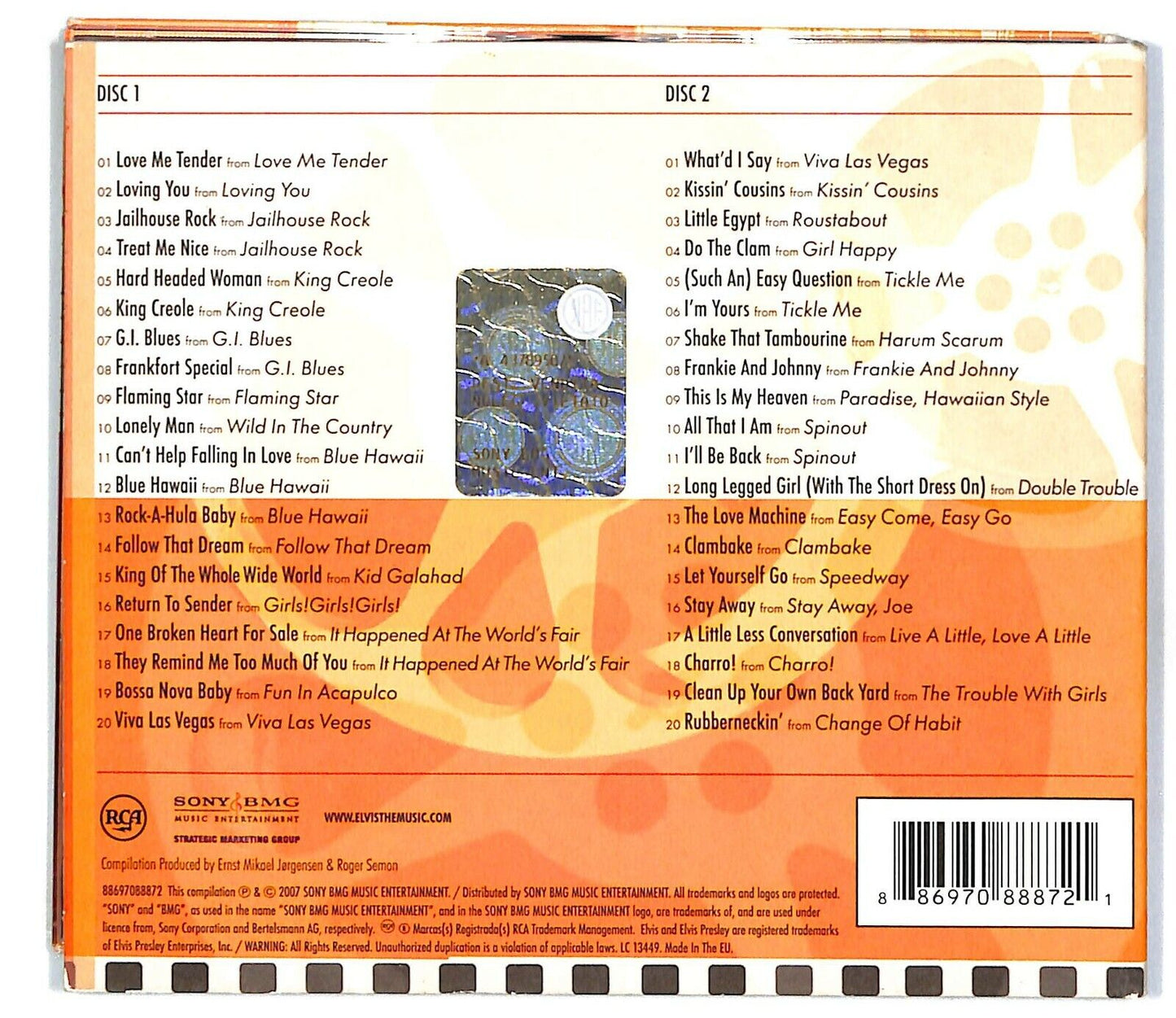 EBOND Elvis Presley - Elvis At The MoviesDigipack CD CD032304