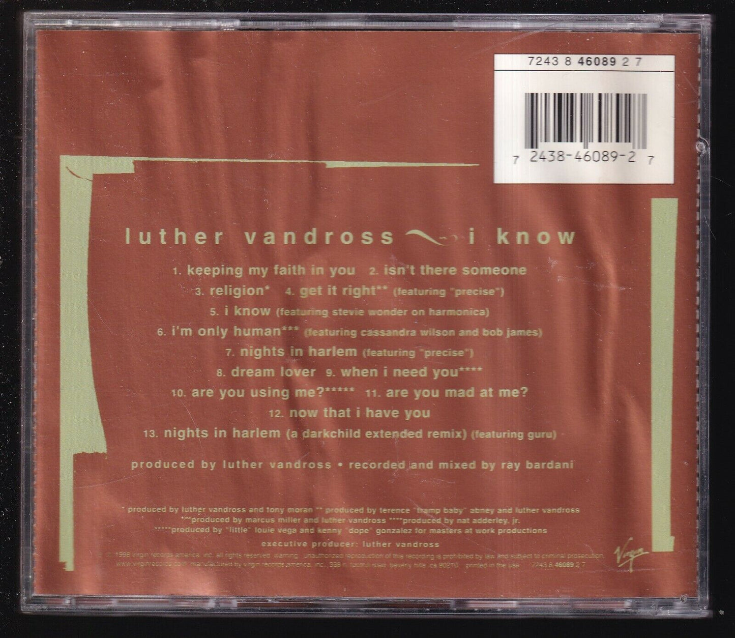 EBOND Luther Vandross - I Know CD CD030919