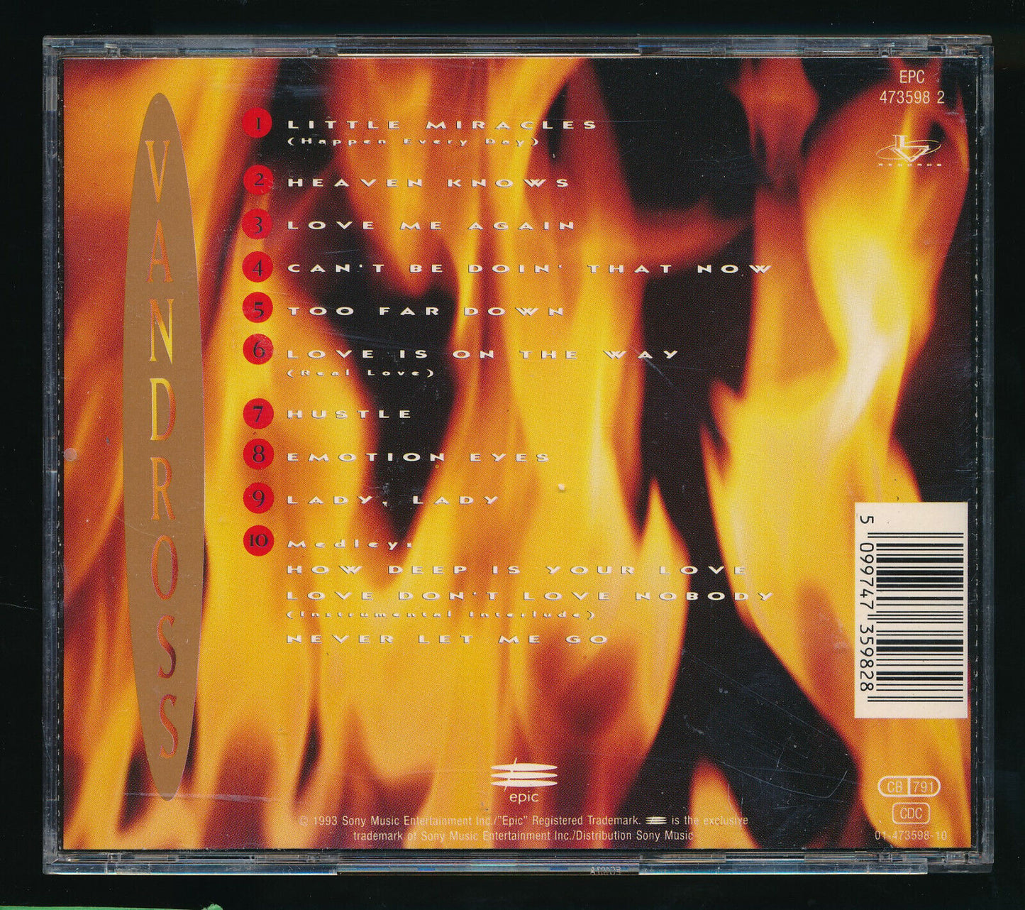 EBOND Luther Vandross - Never Let Me Go CD CD029751