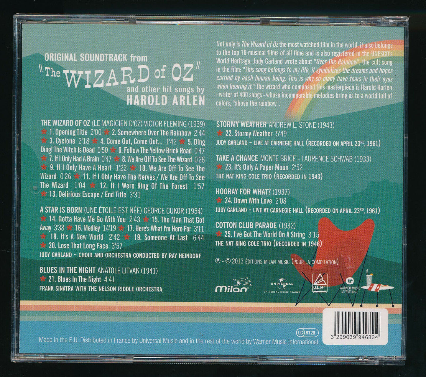 EBOND The Wizard Of Oz (o.s.t.) Di Arlen Harold CD CD030025