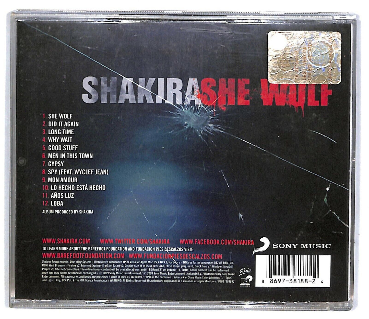 EBOND Shakira - She Wolf CD CD031906