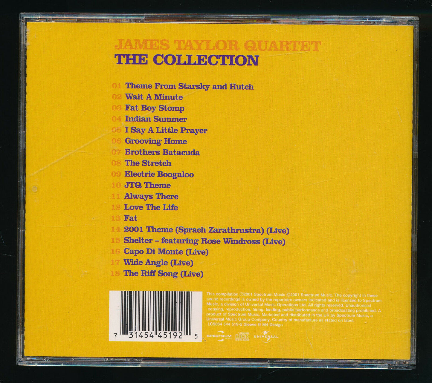 EBOND James Taylor Quartet - The Collection CD CD031058