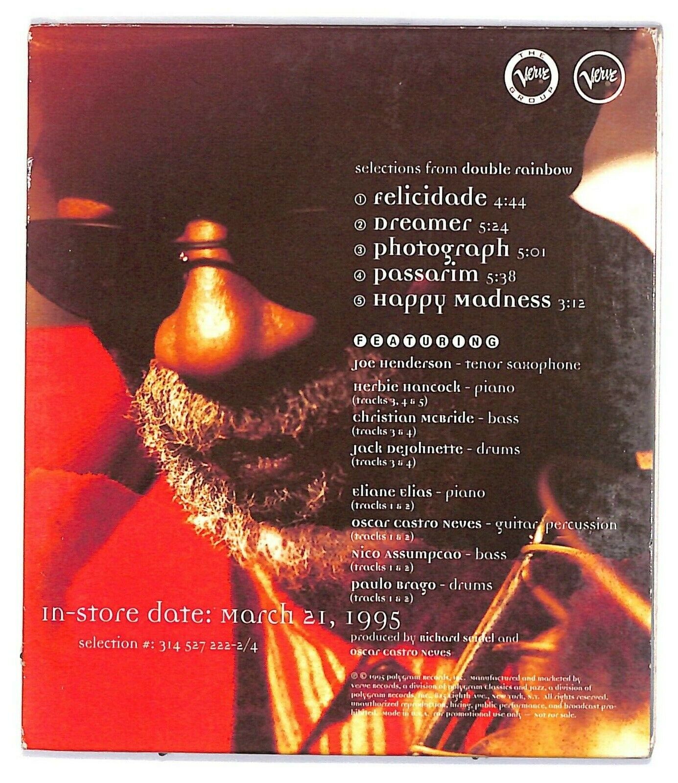EBOND Joe Henderson - Double RainbowDigipack CD CD032654