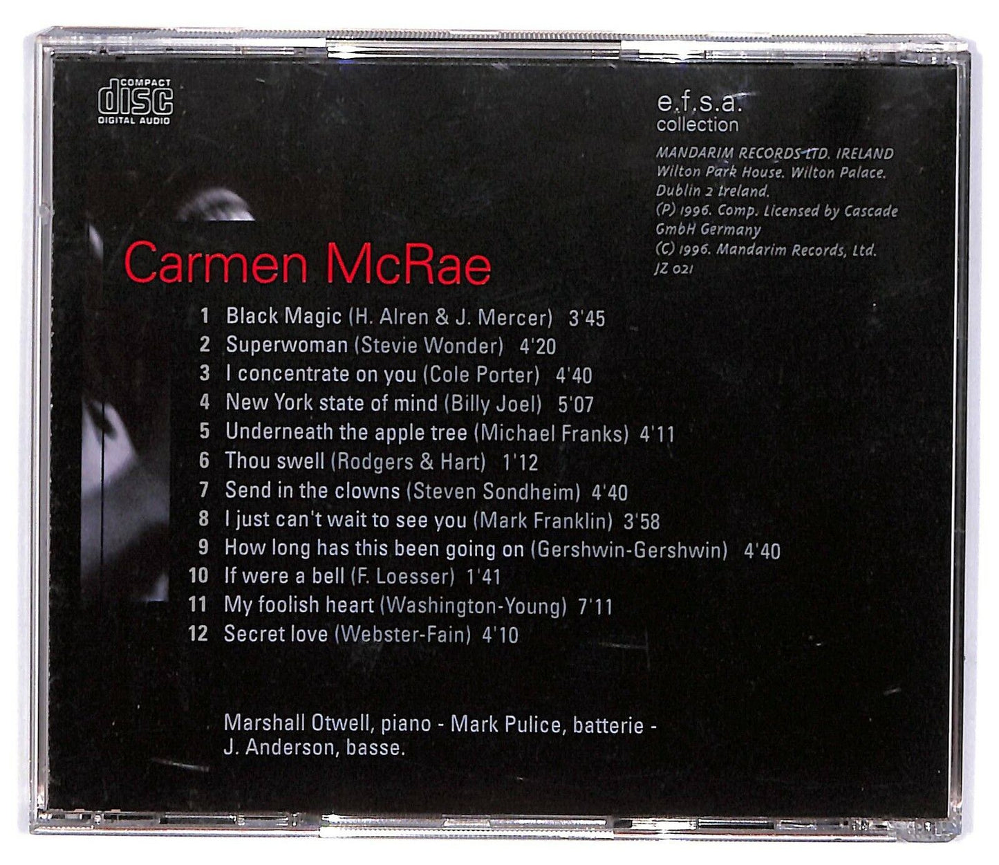 EBOND Carmen Mcrae - Jazz Masters (100 Ans De Jazz) CD CD032644
