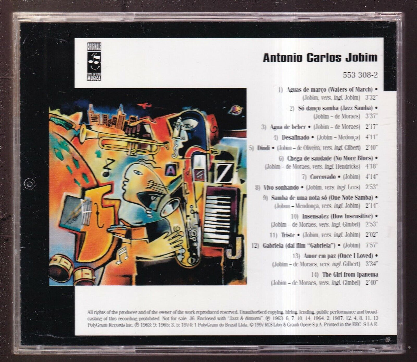 EBOND Antonio Carlos Jobim - Rio De Janiero - Anni '60-'70 CD CD030923