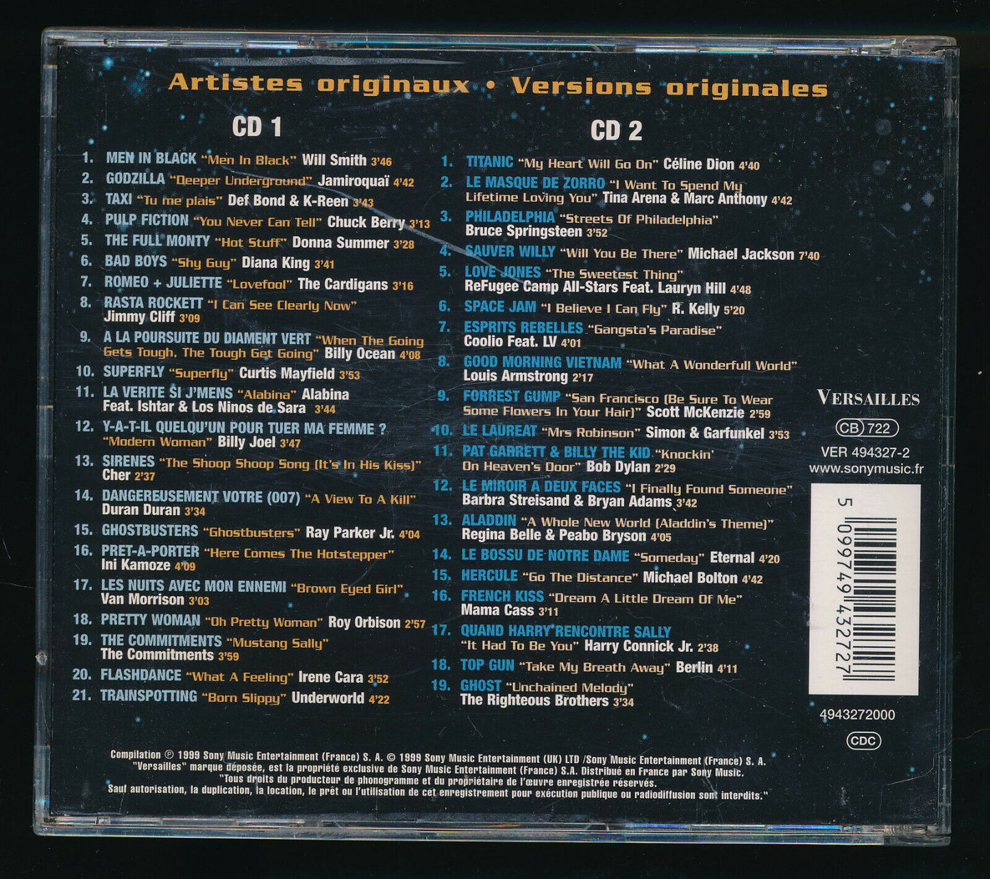 EBOND Various - Cinema - Les Plus Grands Hits CD CD030251