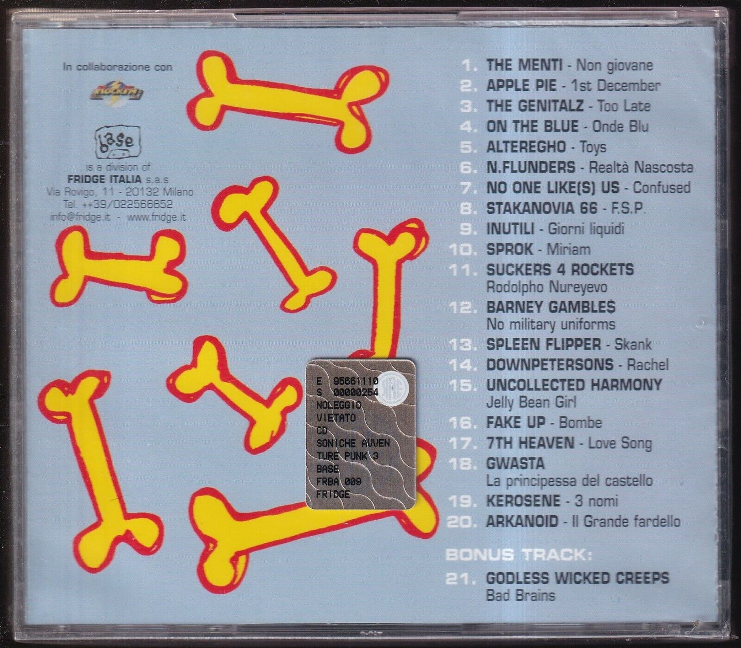 EBOND Varius - Soniche Avventure Punk Vol. Iii 5009 CD CDS001261