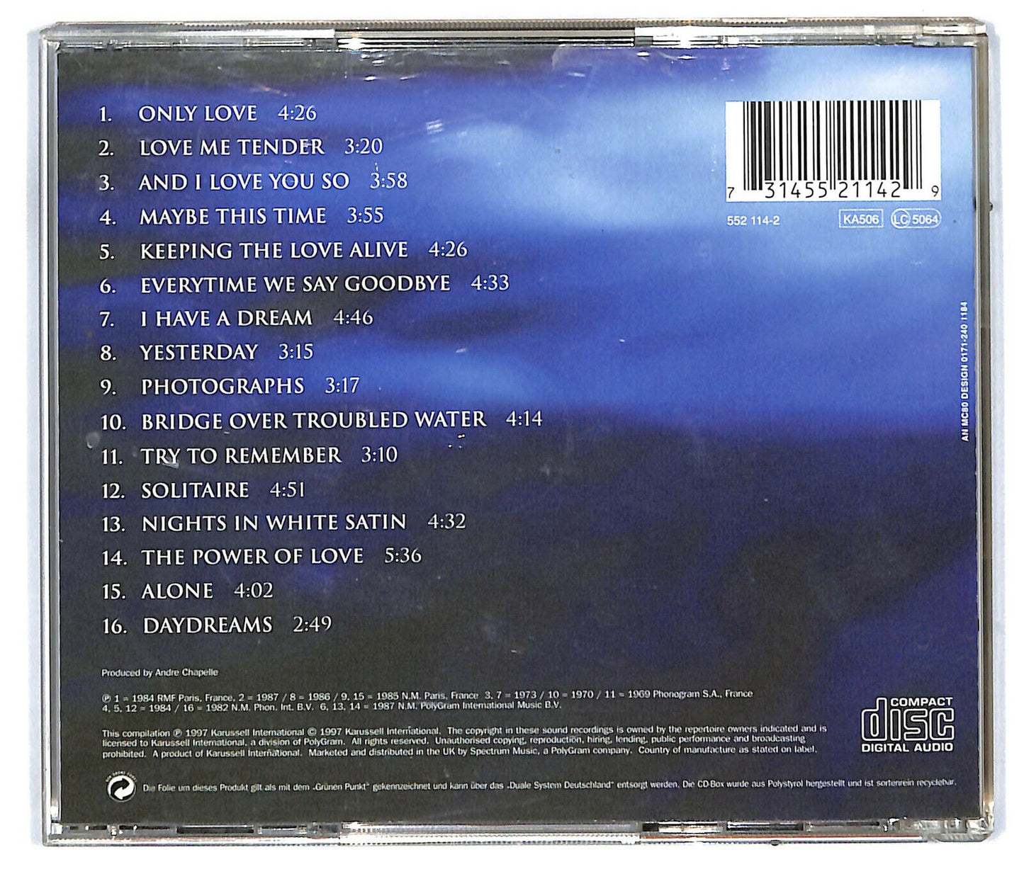 EBOND Nana Mouskouri - The Romance Of Nana Mouskouri CD CD031817