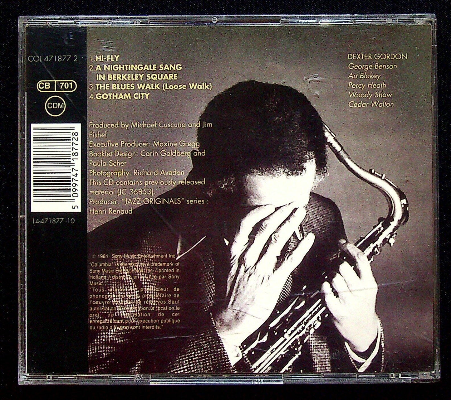 EBOND Dexter Gordon - Gotham City CD CD027006