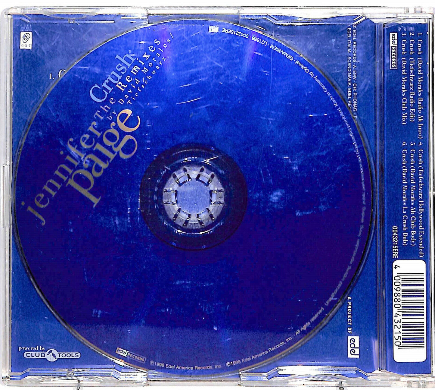 EBOND Jennifer Paige - Crush (the Remixes) CD CD034349