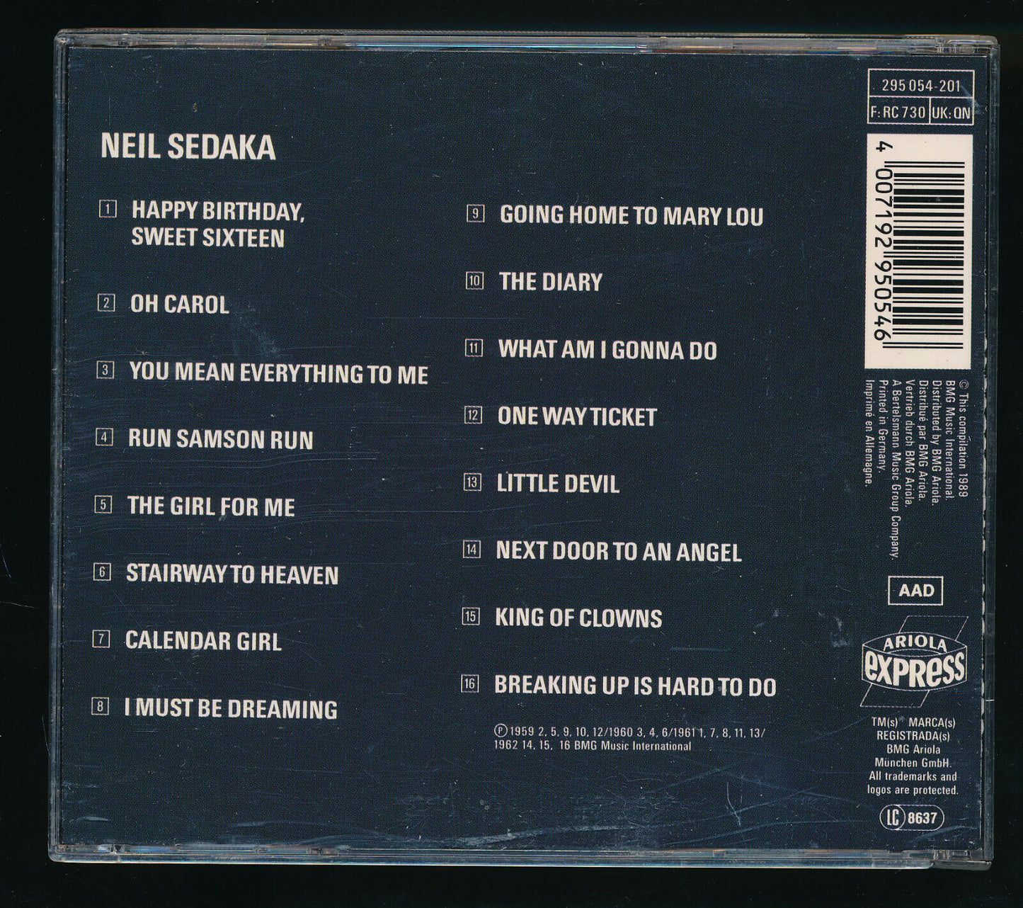 EBOND Neil Sedaka - Neil Sedaka CD CD030211