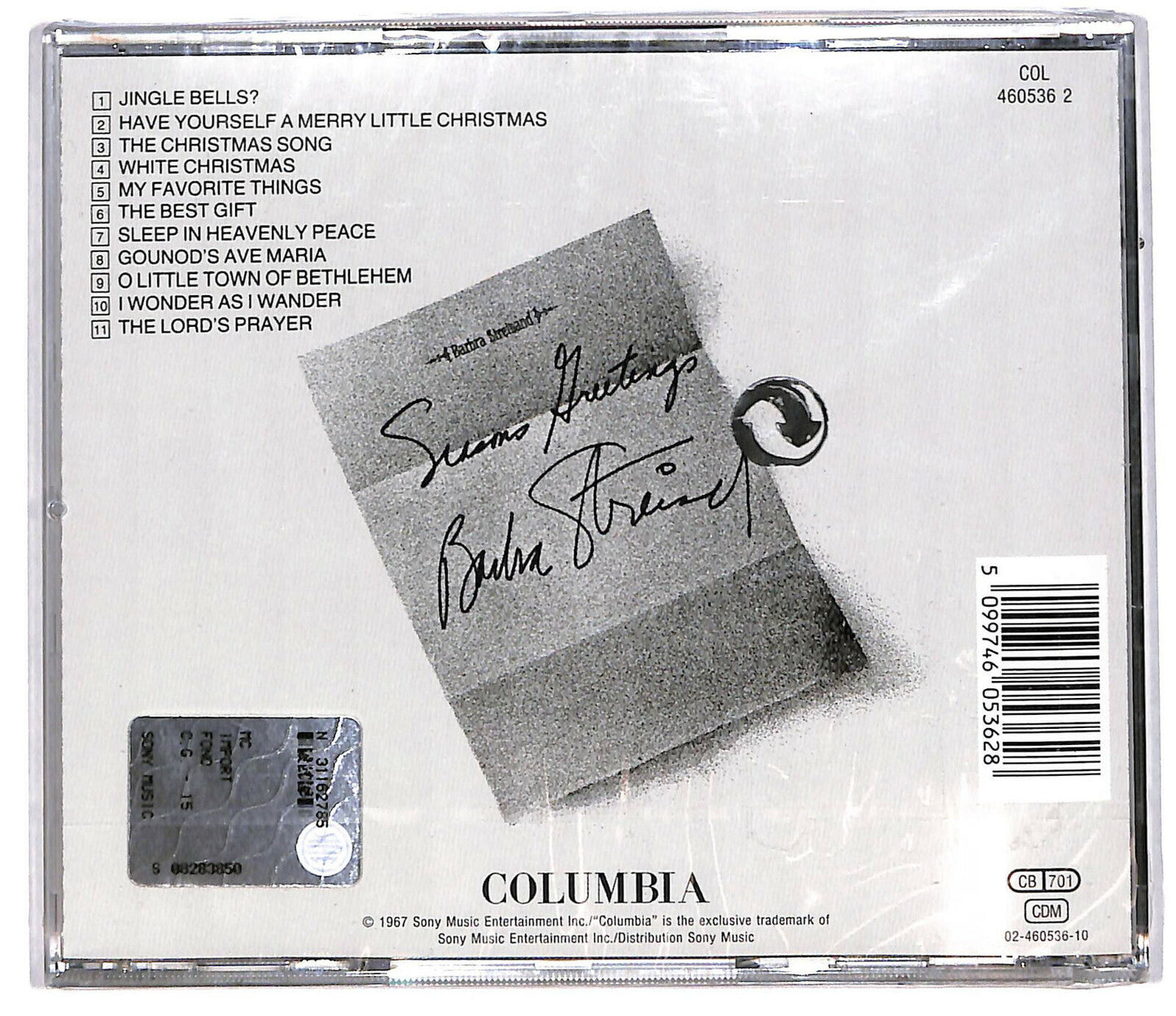 EBOND Barbra Streisand - A Christmas Album CD CD034160