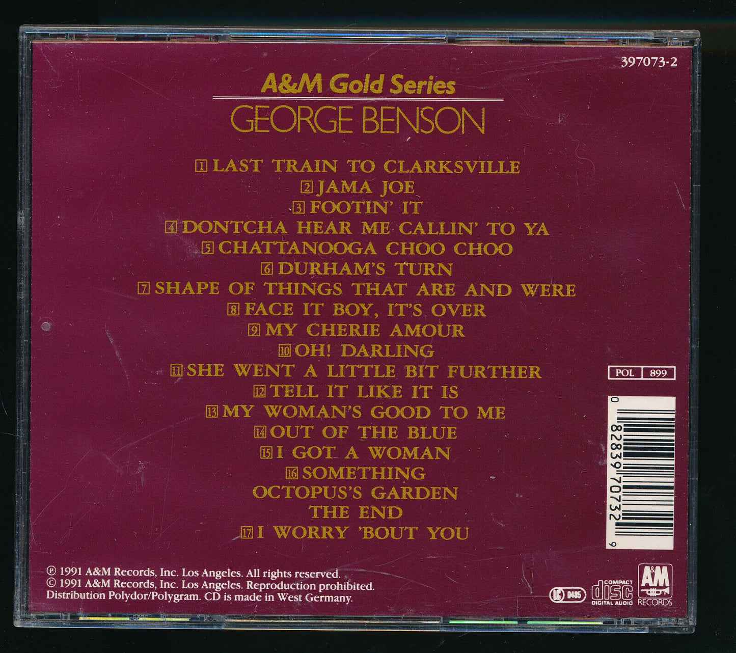 EBOND George Benson - A&m Gold Series CD CD031028