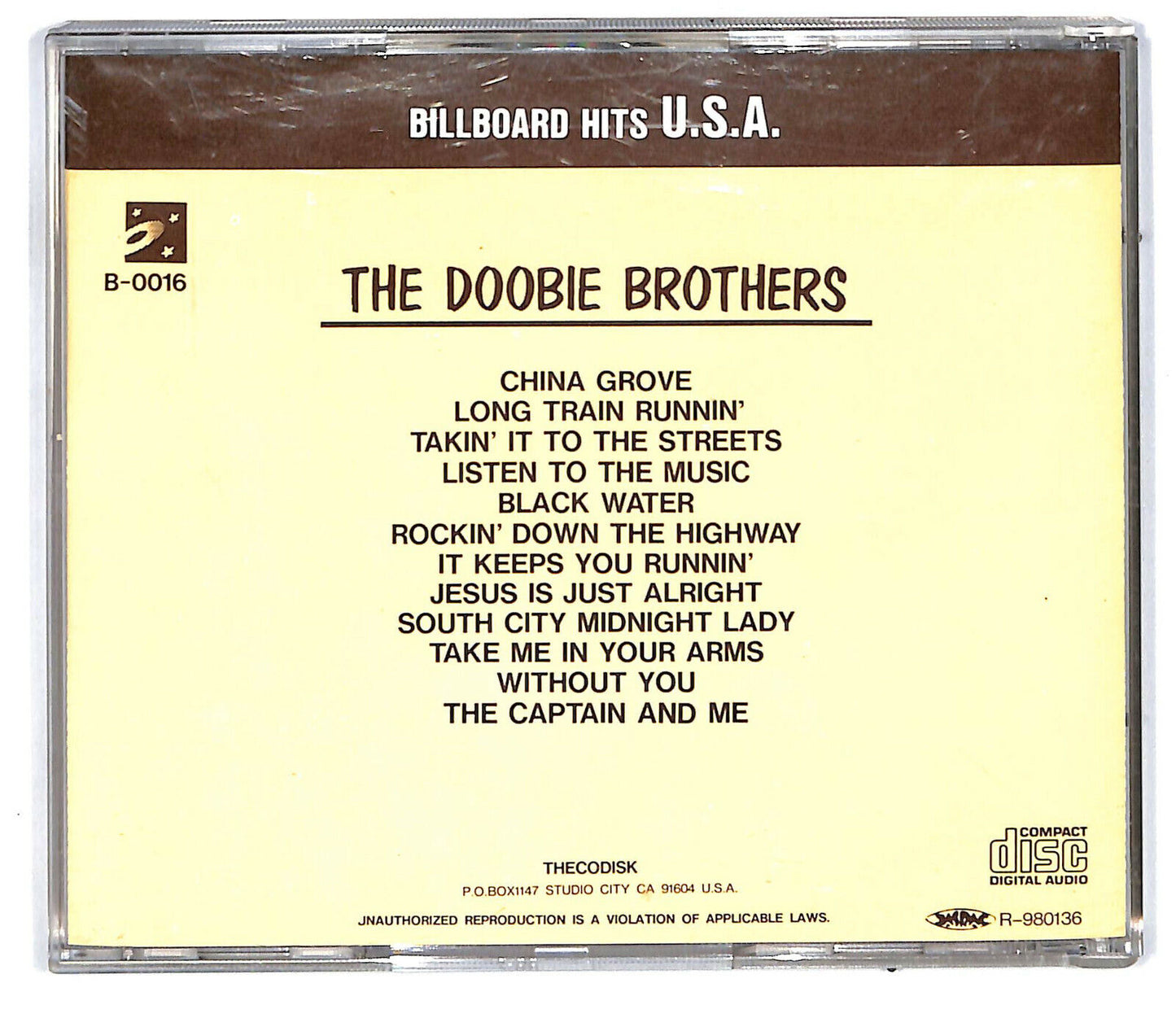 EBOND The Doobie Brothers CD CD031653
