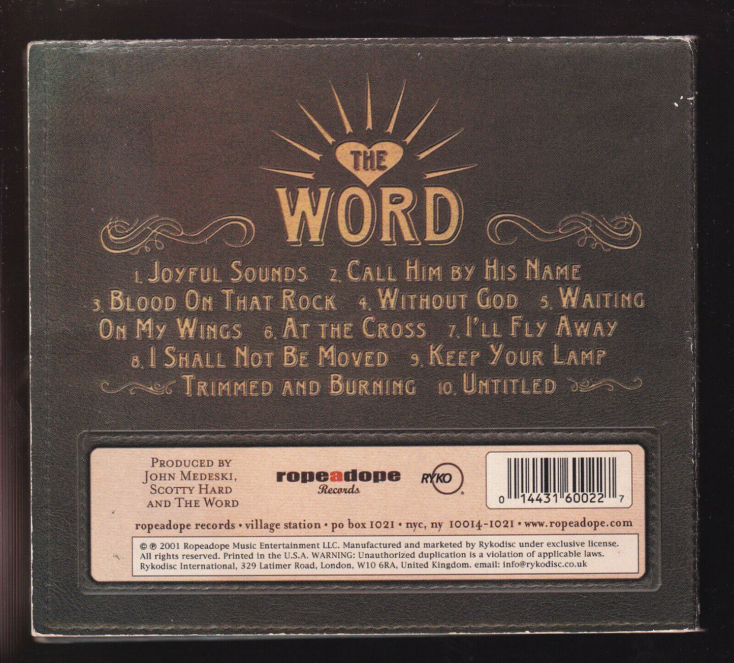 EBOND The Word CD CD023003