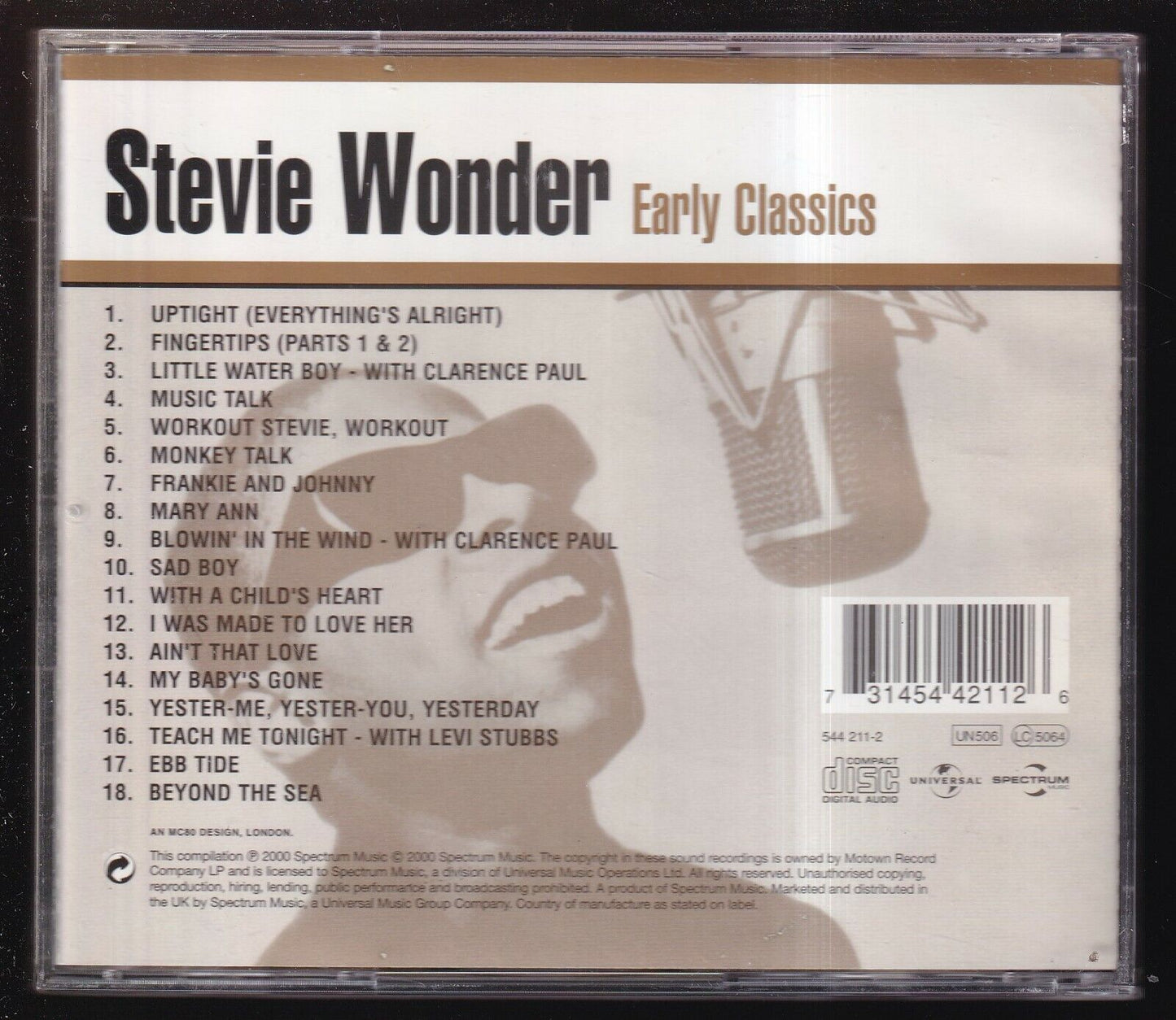 EBOND Stevie Wonder - Early Classics CD CD030354