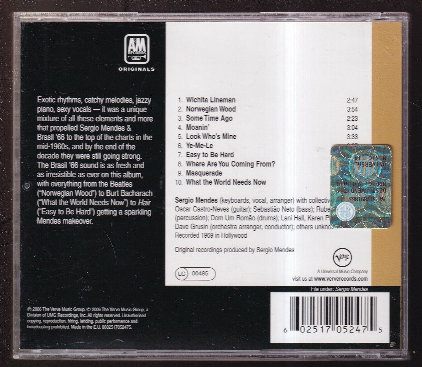 EBOND Sergio Mendes & Brasil '66 - Ye-me-le CD CD030964