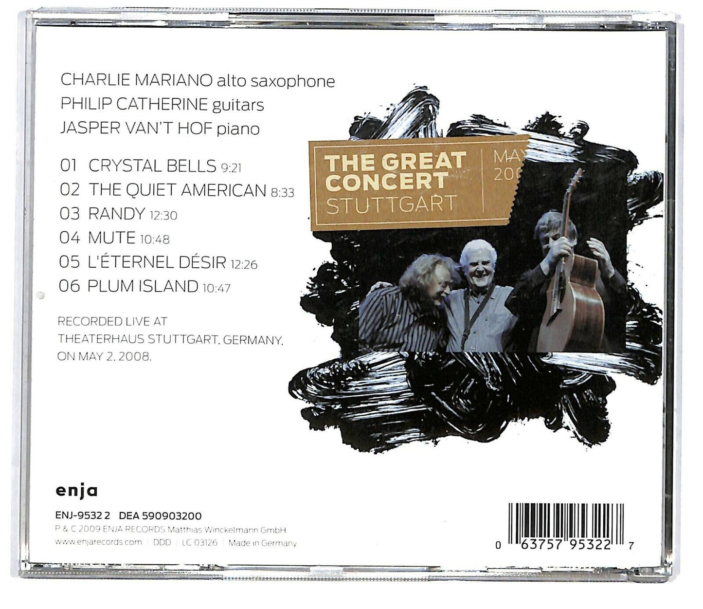 EBOND Charlie Mariano Philip Catherine - The Great Concert CD CD033310