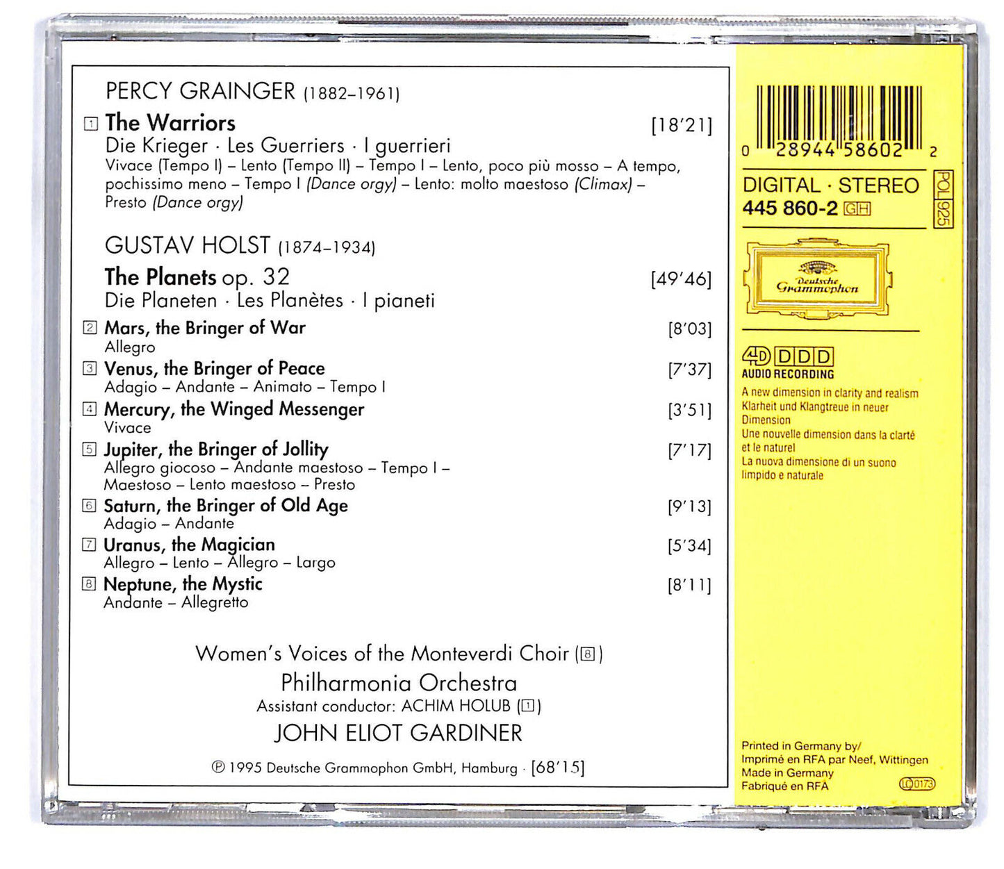 EBOND Philharmonia Orchestra, John Eliot - The Planets The Warriors CD CD032024