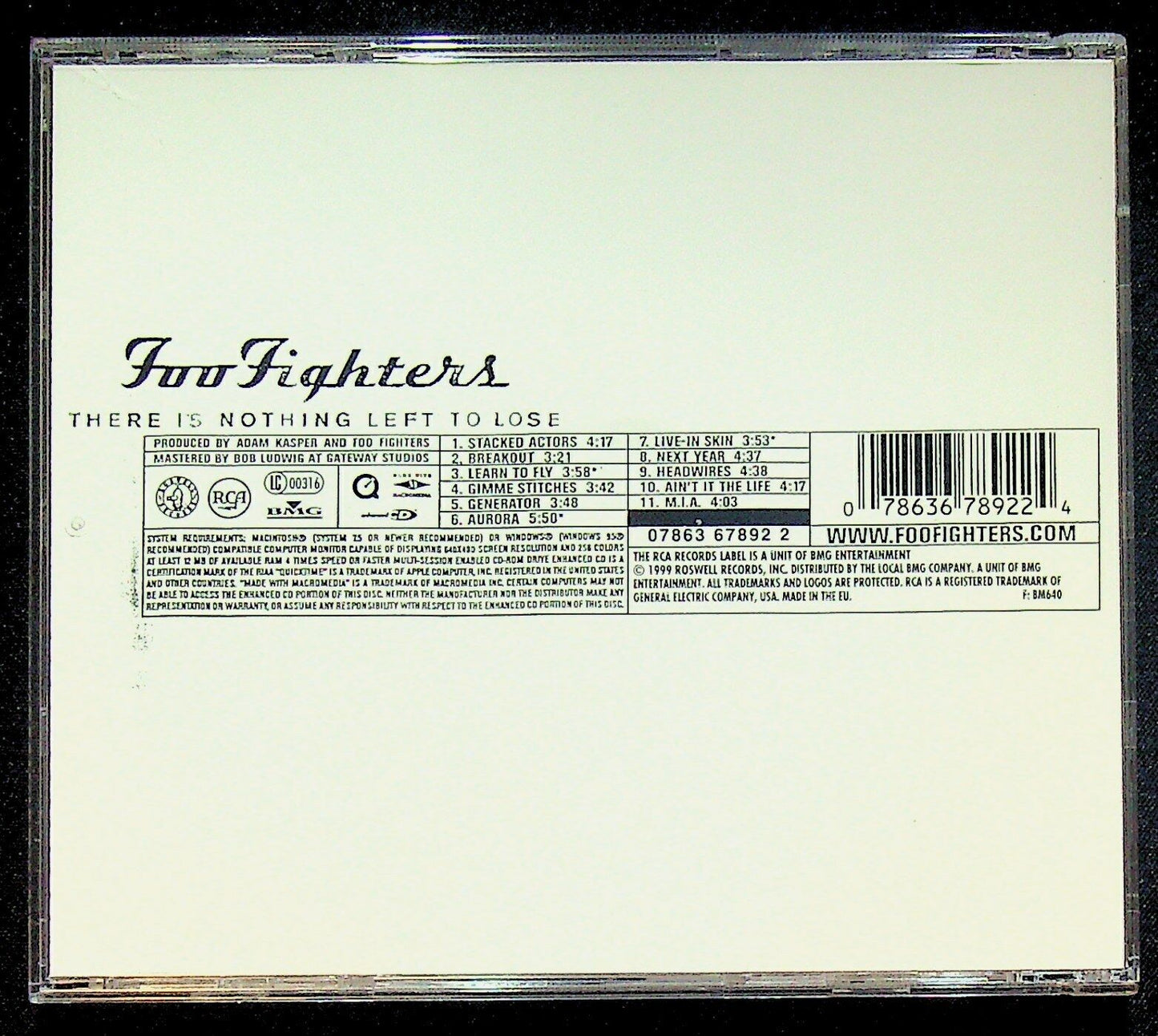 EBOND Foo Fighters - There Is Nothing Left To Lose CD CD015014