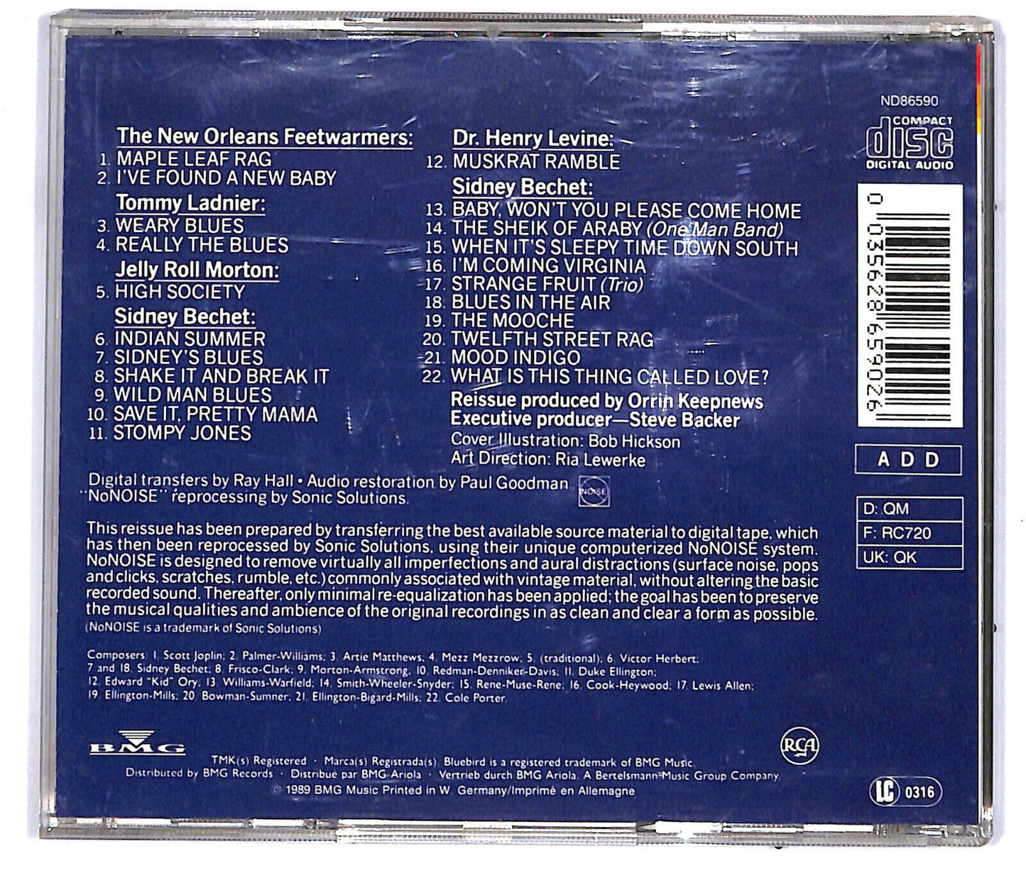 EBOND Sidney Bechet - The Legendary Sidney Bechet CD CD032039