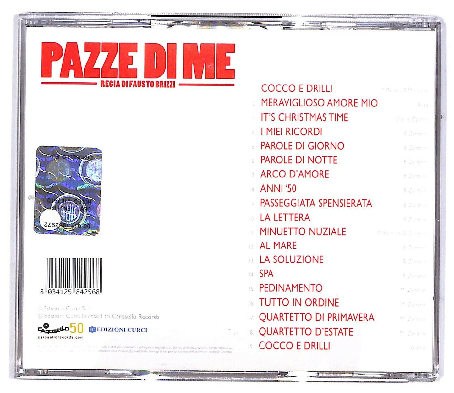 EBOND Various - Pazze Di Me (colonna Sonora Originale) CD CD032852