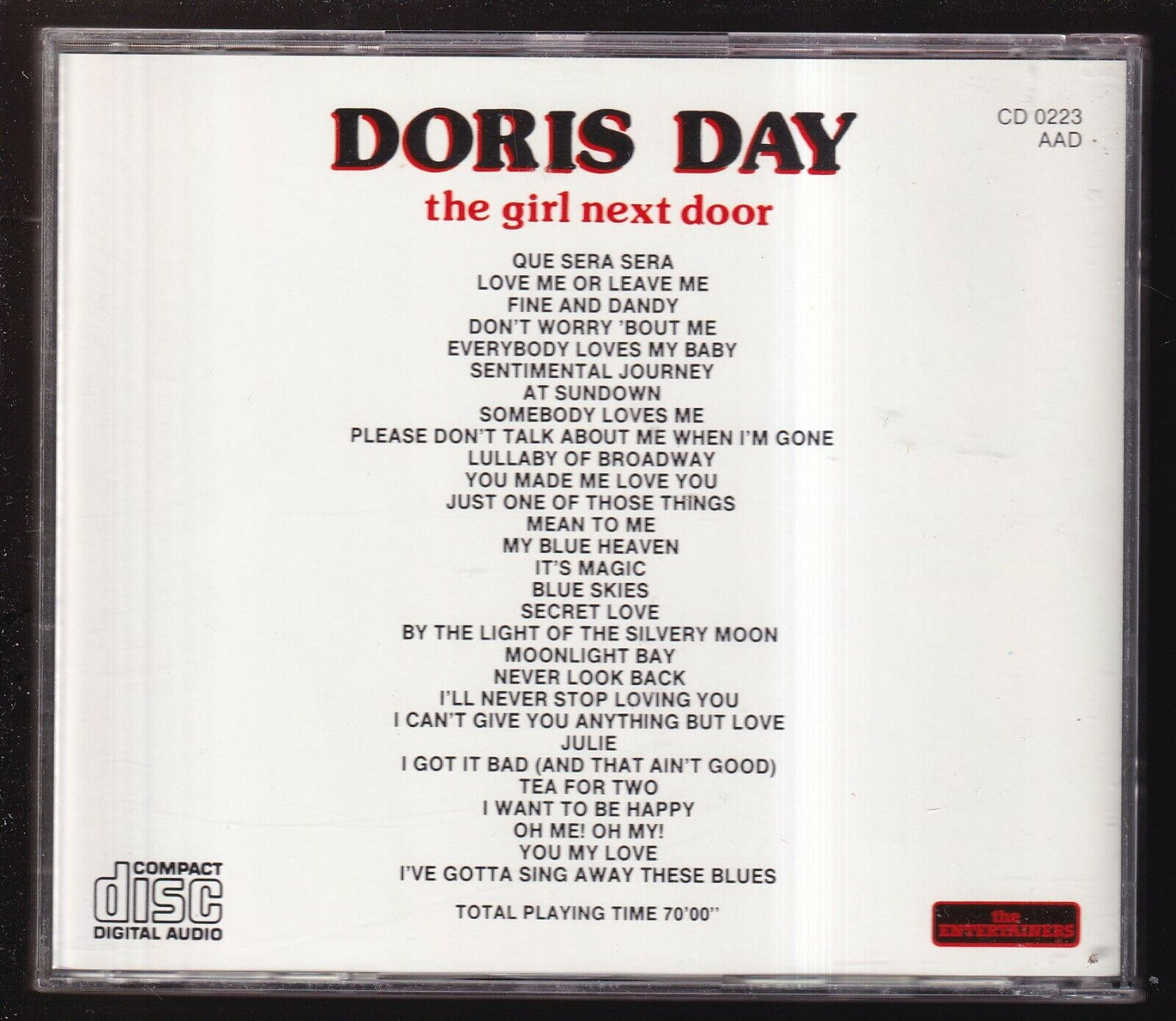 EBOND Doris Day - The Girl Next Door CD CD030720