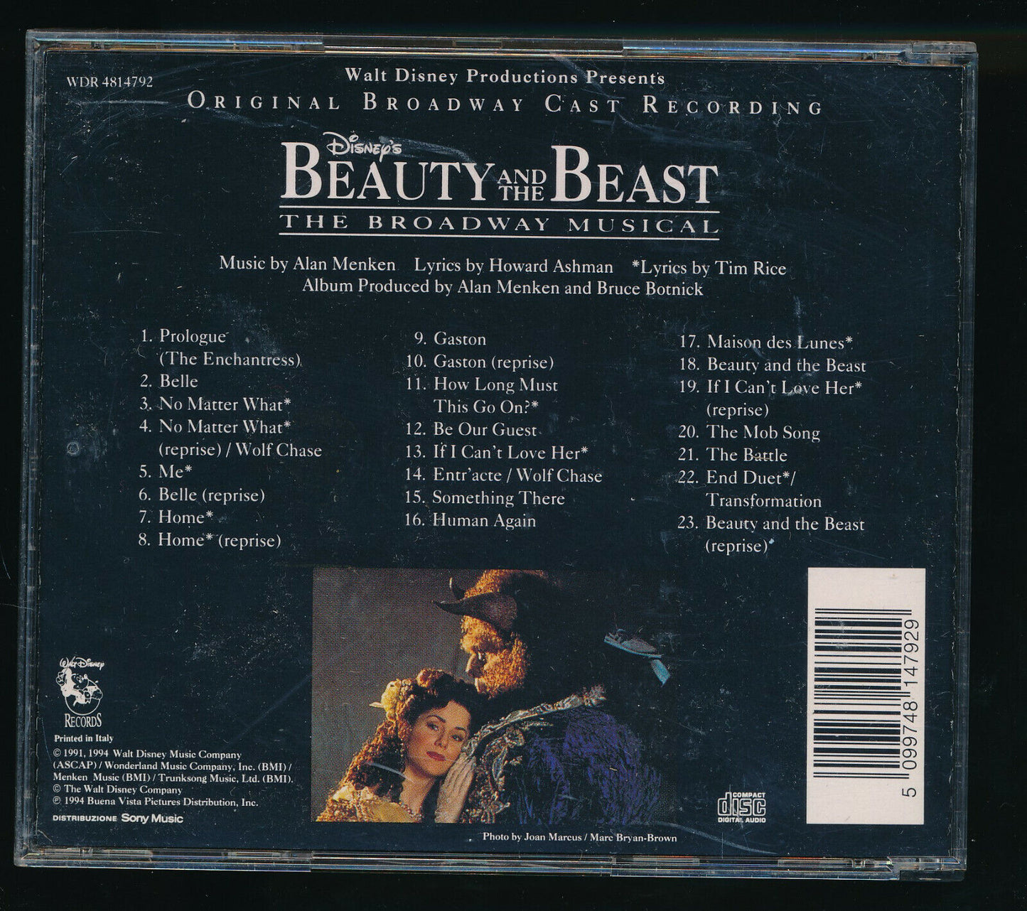 EBOND Beauty And The Beast CD CD030603