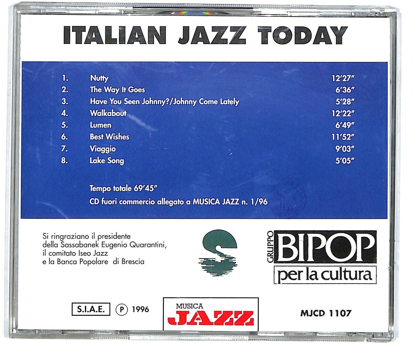 EBOND Various - Italian Jazz Today CD CD033308