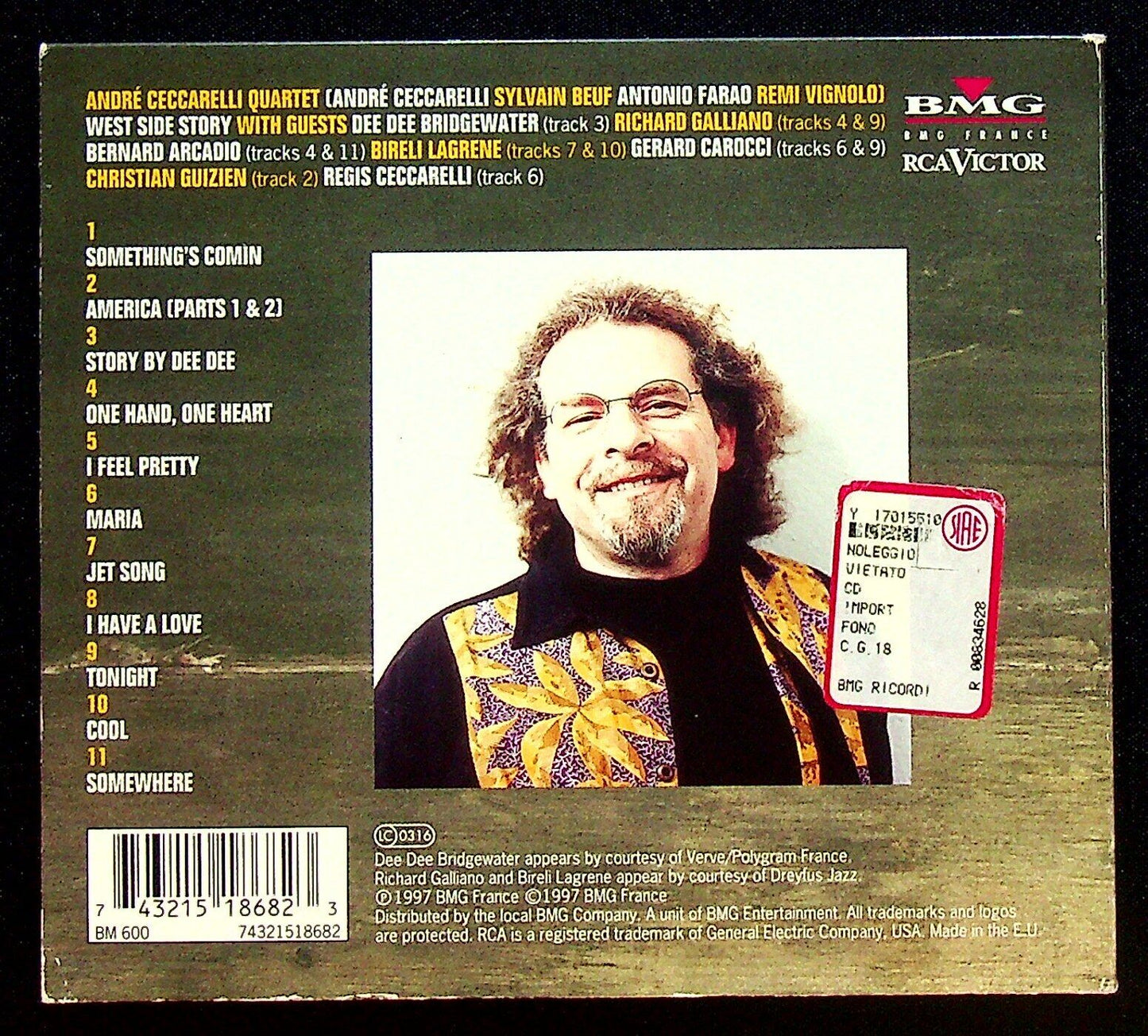 EBOND Andre Ceccarelli Quartet - West Side Story CD CD028012