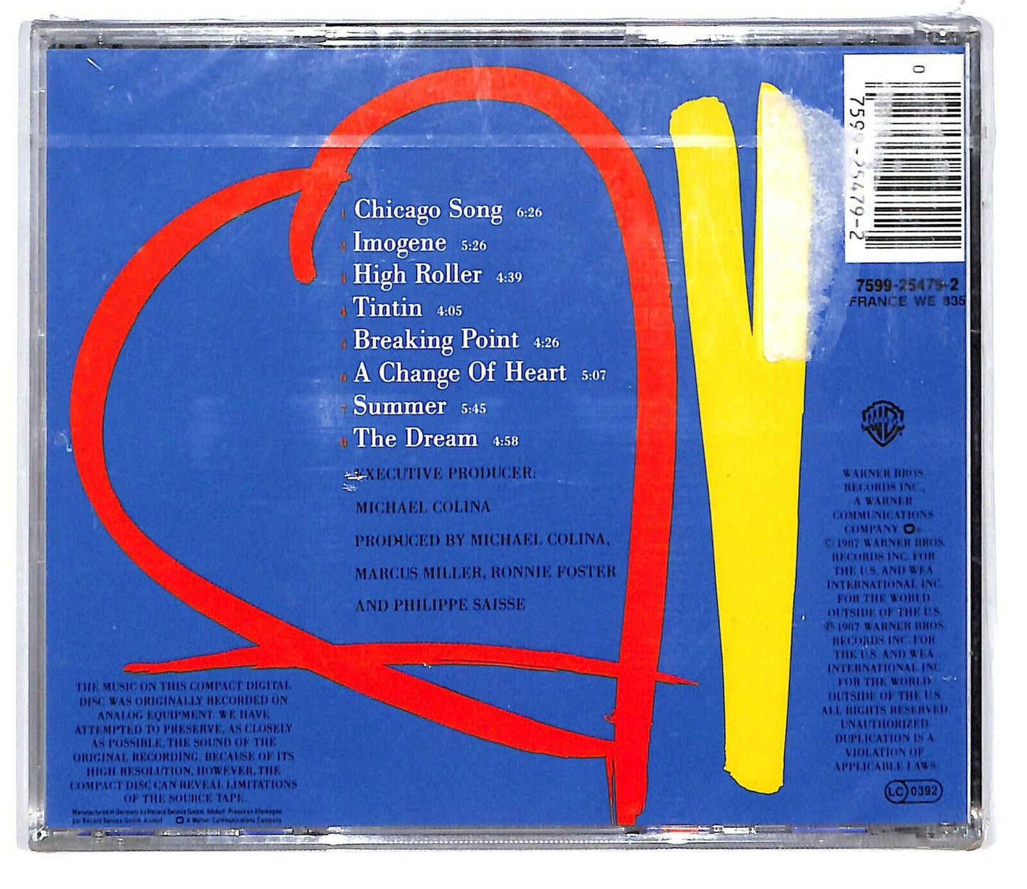 EBOND David Sanborn - A Change Of Heart CD CD033808