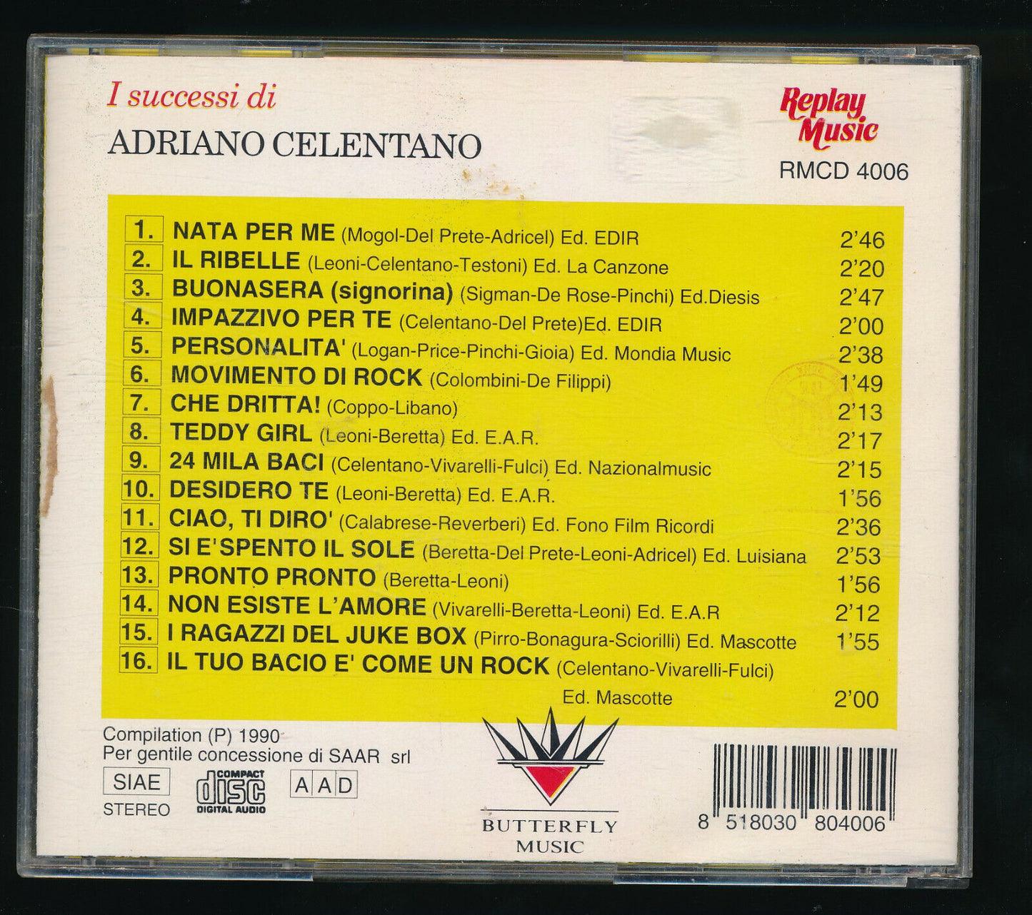 EBOND Adriano Celentano - I Successi Di Adriano Celentano CD CD029628