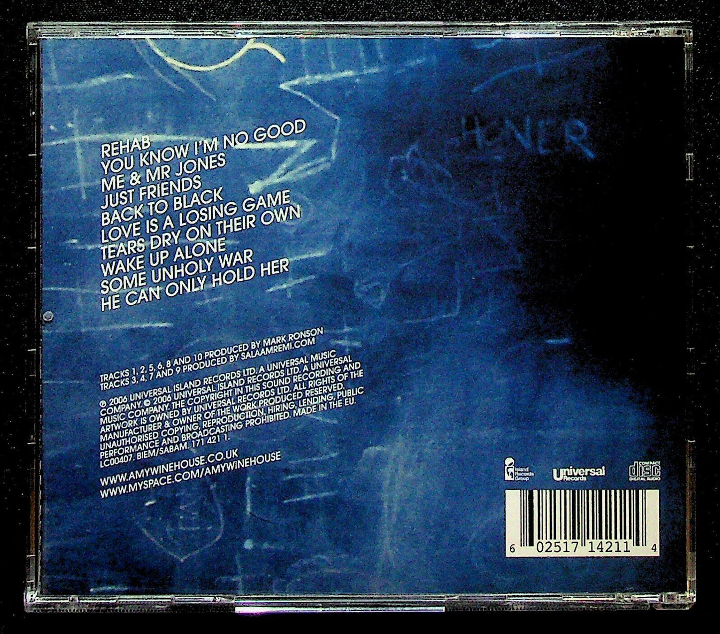 EBOND Amy Winehouse - Back To Black CD CD020001