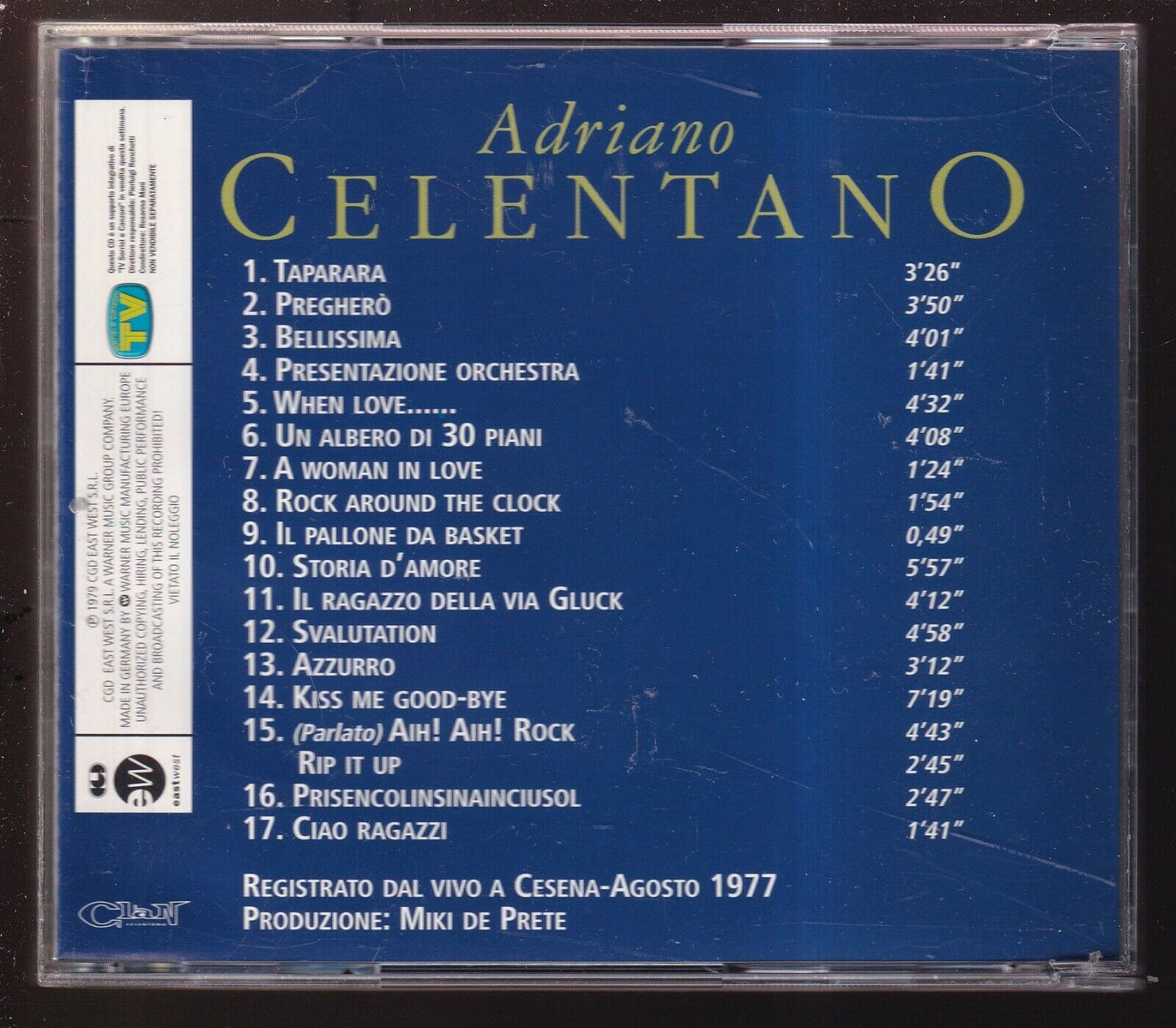 EBOND Adriano Celentano - Il Concerto Di AdrianoEditoriale CD CD030306