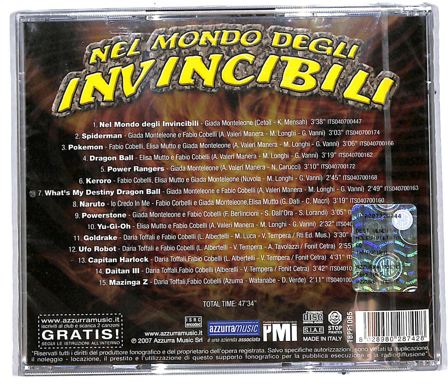 EBOND Nel Mondo Degli Invincibili CD CD034150