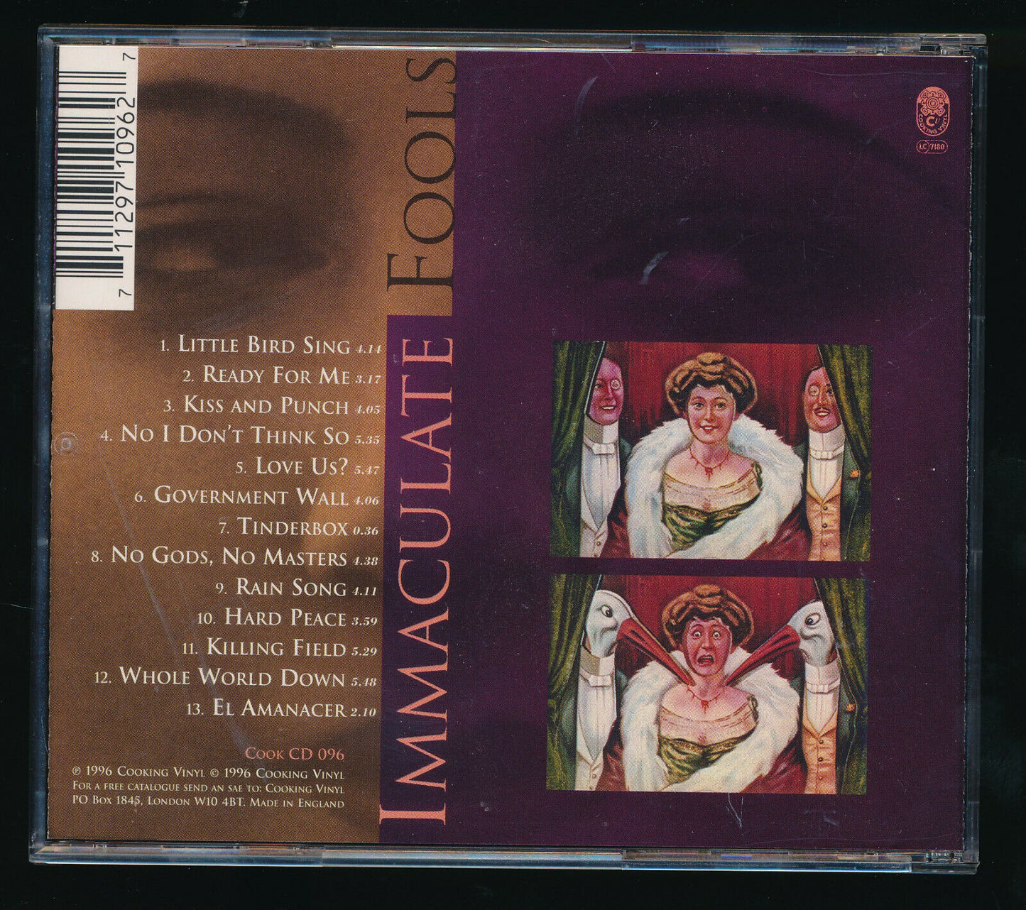 EBOND Immaculate Fools - Kiss And Punch CD CD029502