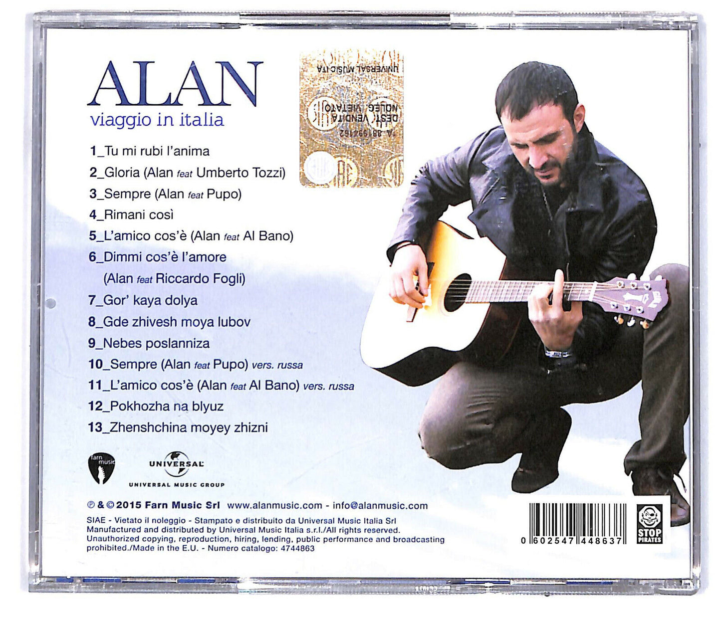 EBOND Alan - Viaggio In Italia CD CD032515