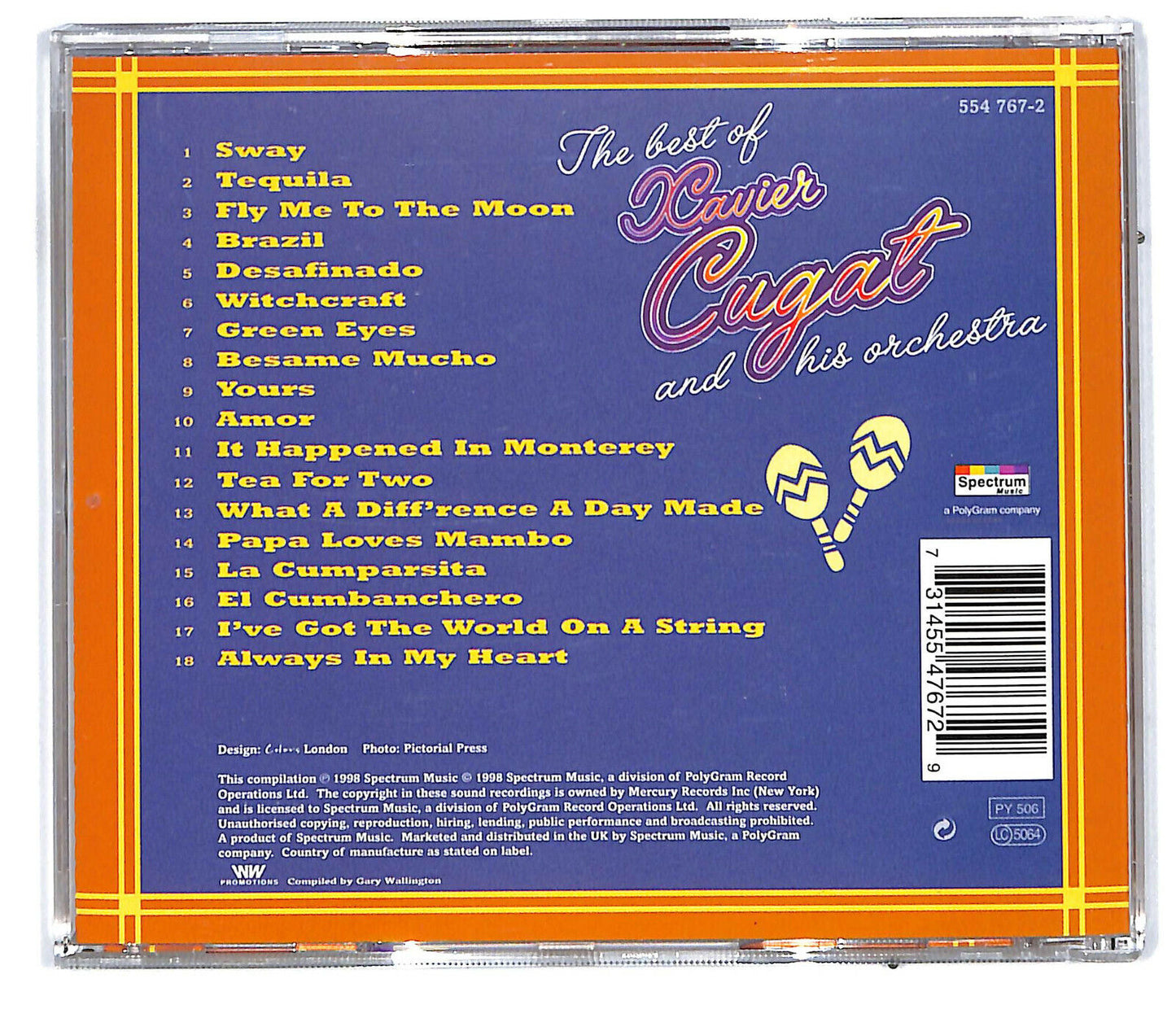 EBOND The Best Of Xavier Cugat And His Orchestra CD CD031417