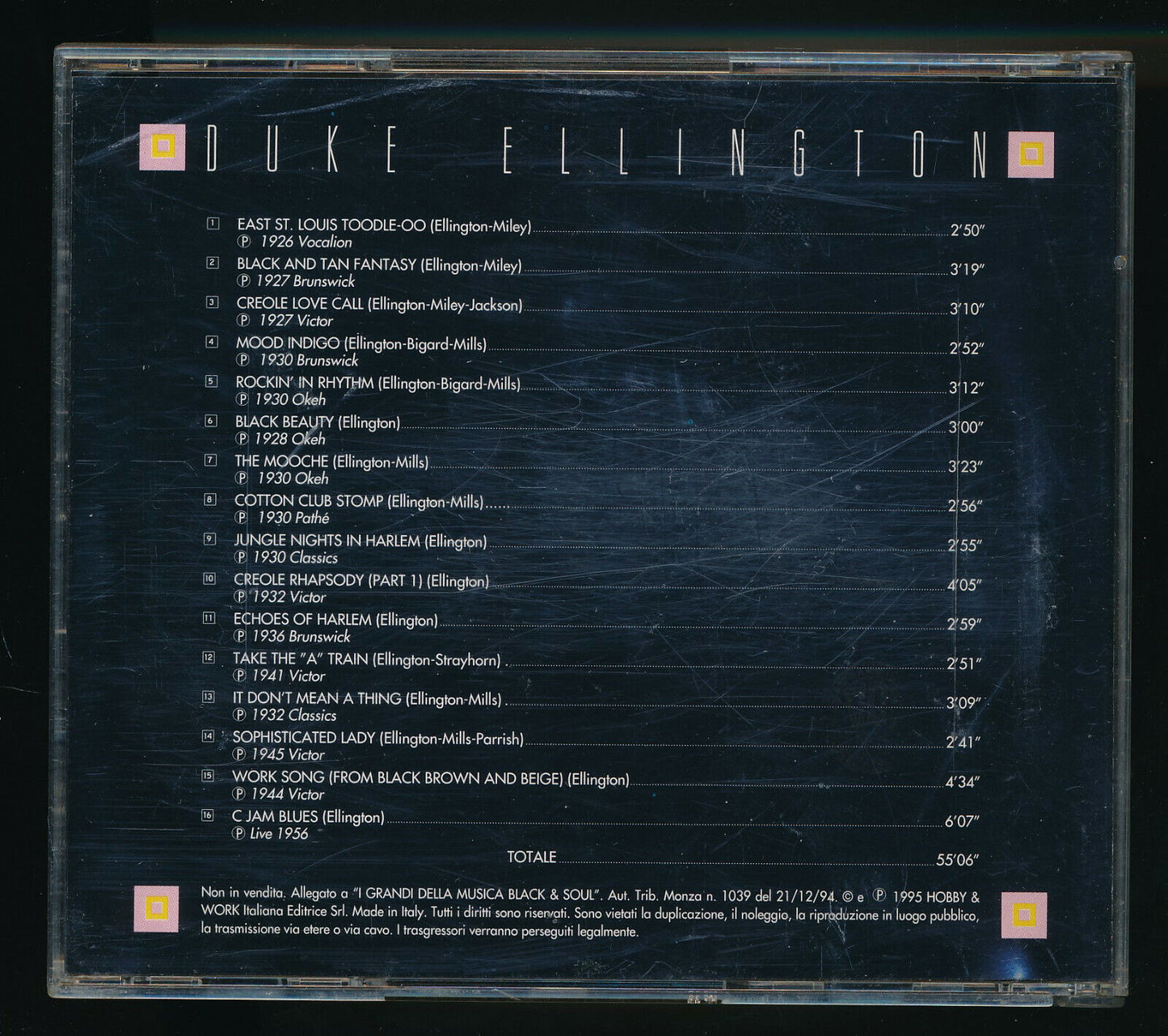 EBOND Black & Soul - Duke Ellington Editoriale CD CD030448