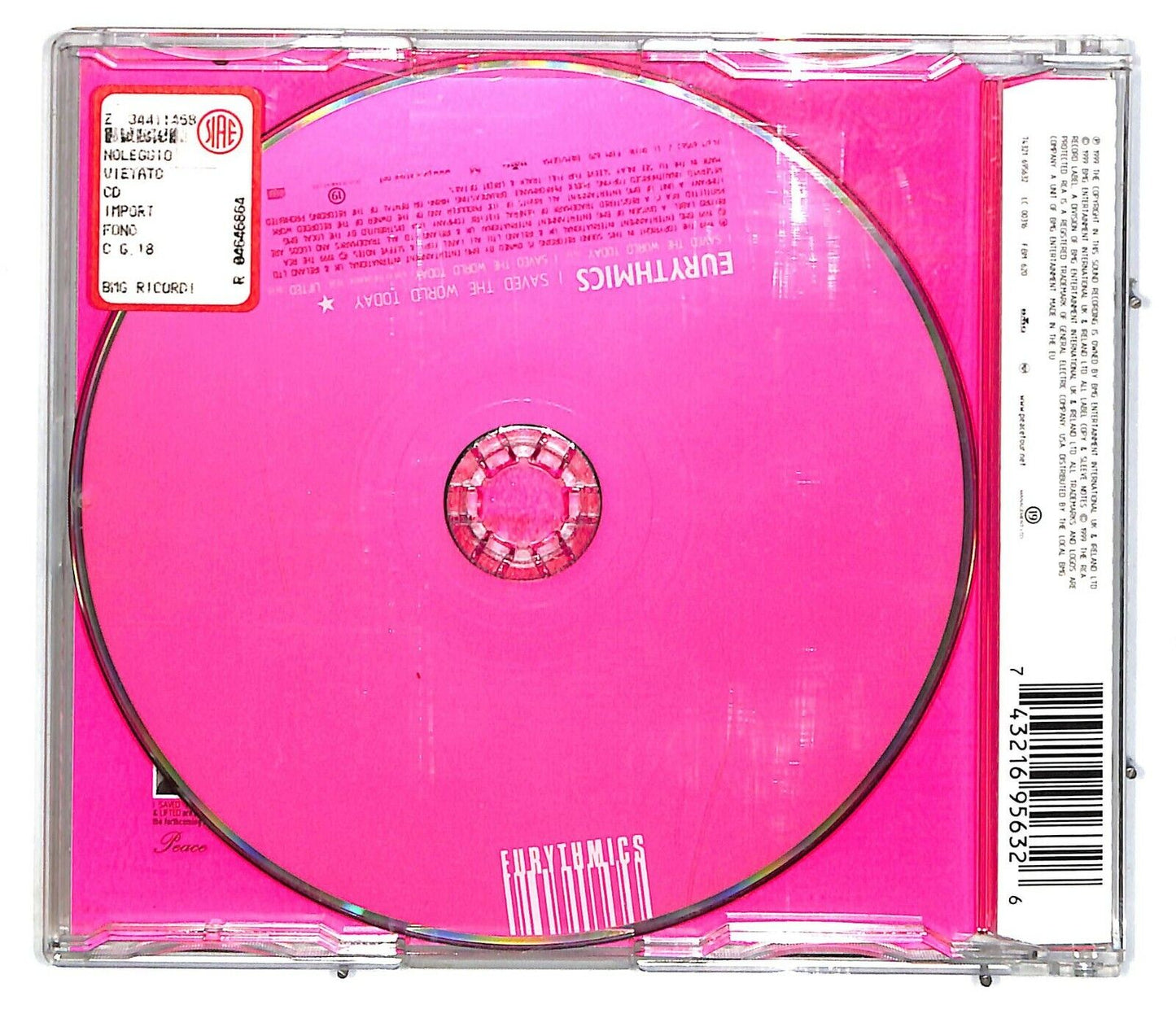 EBOND Eurythmics - I Saved The World Today CD CD032317