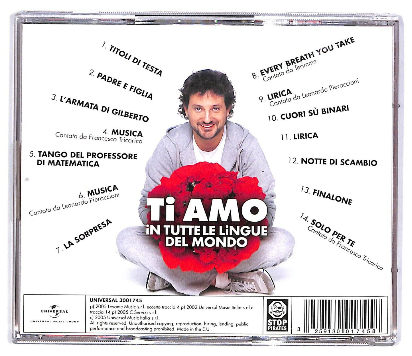 EBOND Various - Colonna Sonora - Ti Amo In Tutte Le Lingue Del Mondo CD CD032850