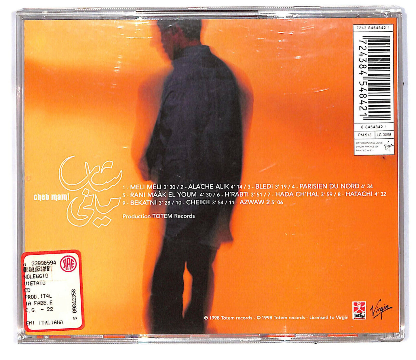 EBOND Cheb Mami - Meli Meli CD CD031859